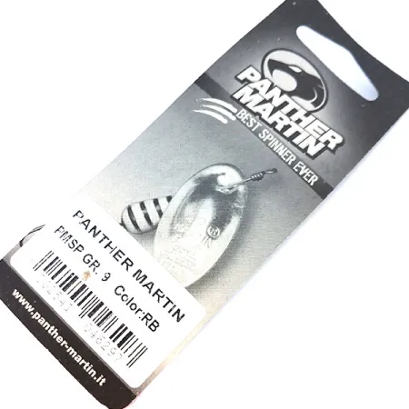 Panther Martin 9 Spinner, Zwart/Rood, 9g, Inline-blad, #10326