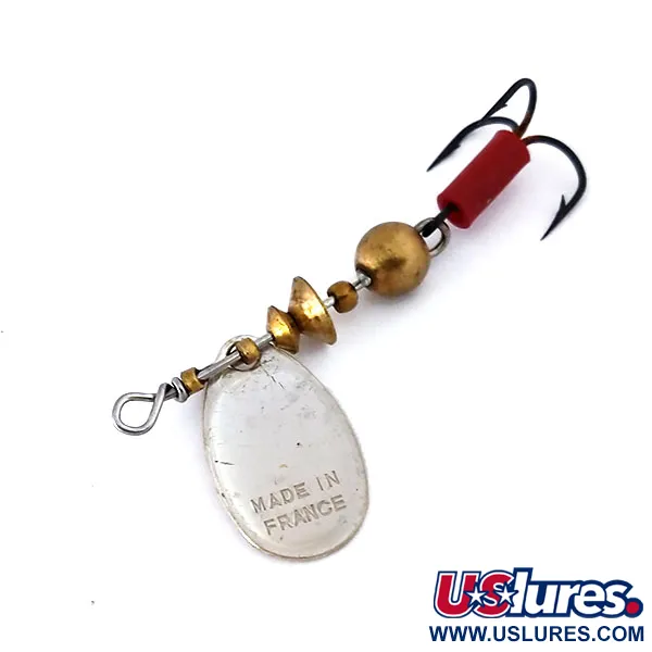 Mepps Aglia 0 Spinner, Zilver, 2.5g, Klassiek Blad, #10339