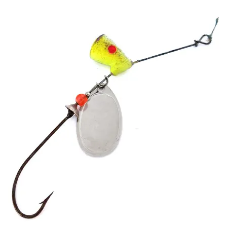 Tiny Teaser Royal Canadian Spinner, Nikkel / Geel, 17g, #10348