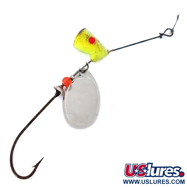 Tiny Teaser Royal Canadian Spinner, Nikkel / Geel, 17g, #10348