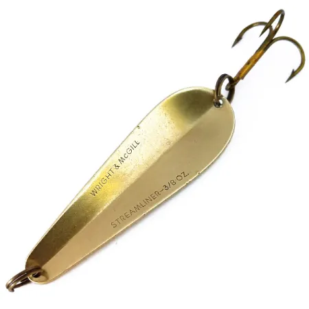 Wright & McGill Streamliner Lepel, Messing, 11g, Ver Werpen, #10364