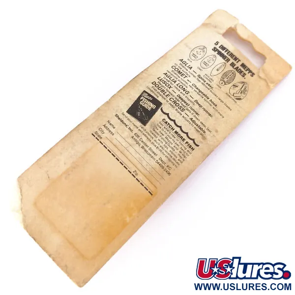 Mepps Aglia 3 Spinner, Goud, 7g, Rode Kous, #10381