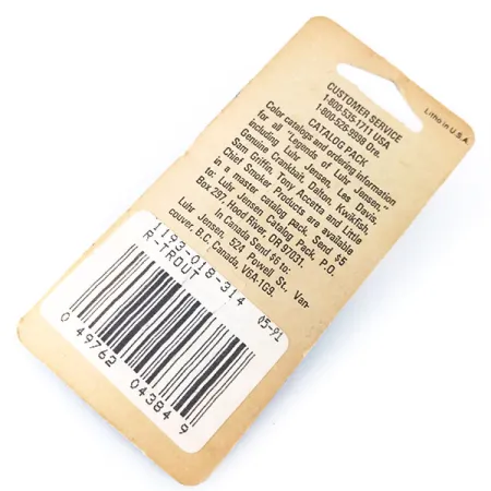 Luhr Jensen Hus-lure Lepel, Forel/Nikkel, 4g, #10383