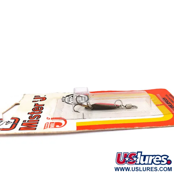 Luhr Jensen Mister J Lepel, Messing/Rood, 2.5g, Fire Stripe, #10387