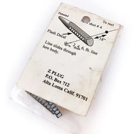 ZPlug Lures Z Plug Mini Inline-kunstaas, Goud, 2g, Inline-ontwerp, #10390