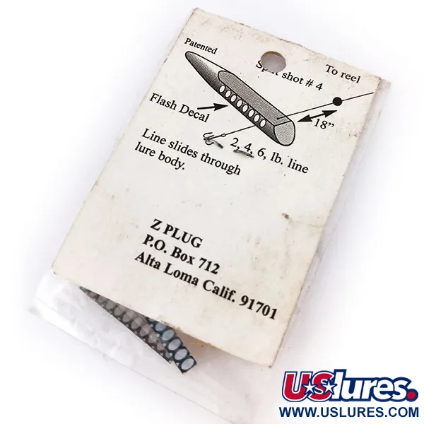 ZPlug Lures Z Plug Mini Inline-kunstaas, Goud, 2g, Inline-ontwerp, #10390