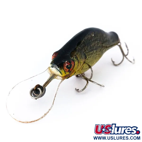 Bagley Balsa Small Fry Crappie Plug, Goudgeel, 14g, Balsahout, #10416