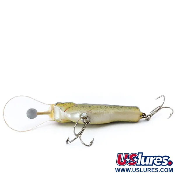 Bagley Balsa Small Fry Crappie Plug, Goudgeel, 14g, Balsahout, #10416