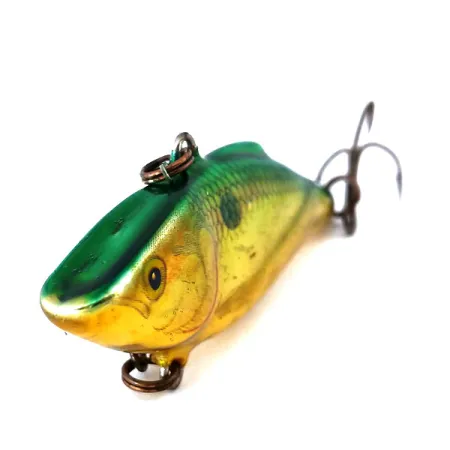 Rapala Rattl'n RAP Lipless Plug, Goud/Groen, 12g, Zinkend, #10419