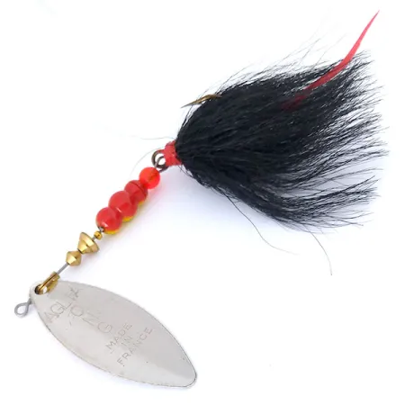 Mepps Aglia Long 3 Dressed (bucktail) Spinner, Zilver, 12g, #10434