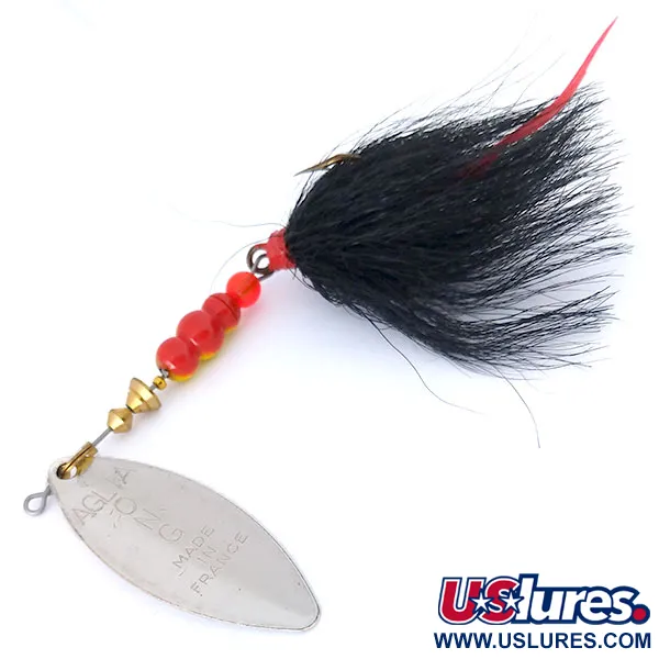Mepps Aglia Long 3 Dressed (bucktail) Spinner, Zilver, 12g, #10434