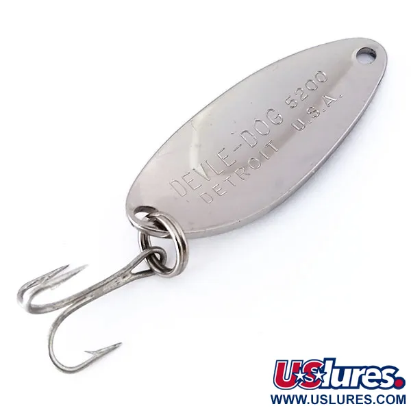 Eppinger Dardevle Devle Dog 5200 Lepel, Nikkel, 7g, Detroit, #10446