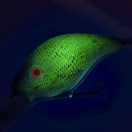 Mann's Depth Plus Ol' Homer 20+ Plug, Goud-Groen, 21g, UV, #10479