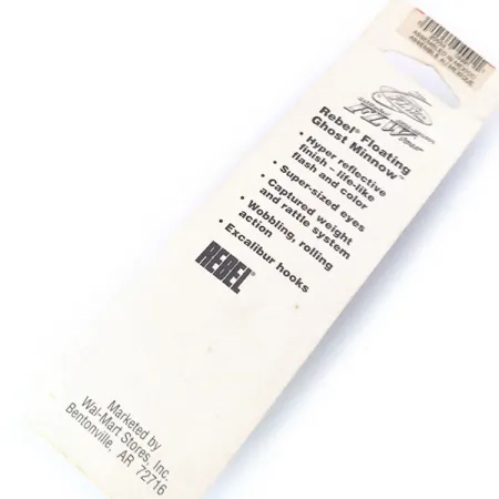 Rebel Excalibur Ghost Minnow, Rainbow Trout, 7g, Drijvend, #10532