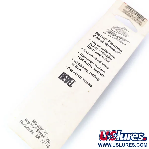 Rebel Excalibur Ghost Minnow, Rainbow Trout, 7g, Drijvend, #10532