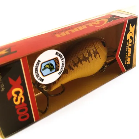 XCalibur XCS100 Crankbait, Brownie, 14g, Square Lip, #10535