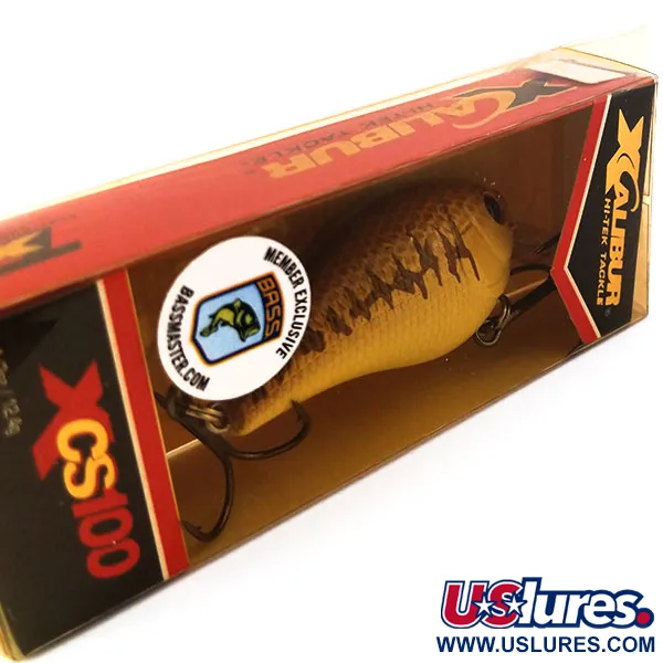 XCalibur XCS100 Crankbait, Brownie, 14g, Square Lip, #10535