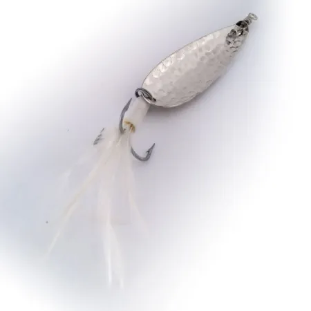 Panther Martin Svizzero Martellato con penna, Nikkel, 5,5g, #12240