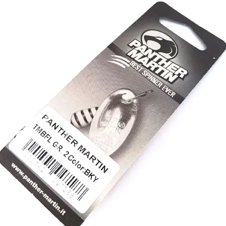 Panther Martin 2 Con Punti Spinner, Black/Yellow, 2,5g, Inline-blad, #10552