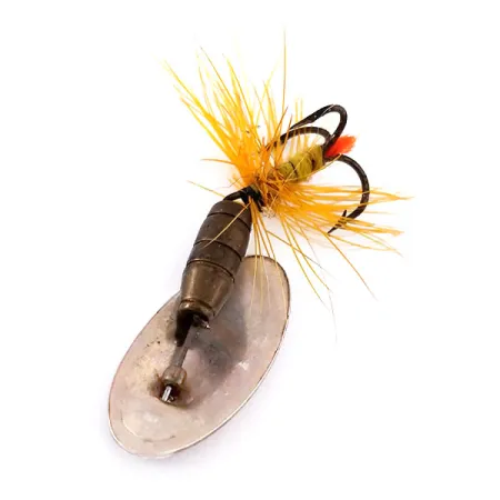 Panther Martin Zavorra con Mosca 4 Spinner, Goud, 3g, Veren, #10554