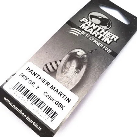 Panther Martin 2 Con Punti Spinner, Goud/Zwart, 2.5g, In-line, #10561