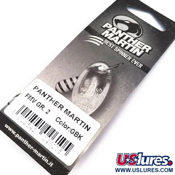 Panther Martin 2 Con Punti Spinner, Goud/Zwart, 2.5g, In-line, #10561