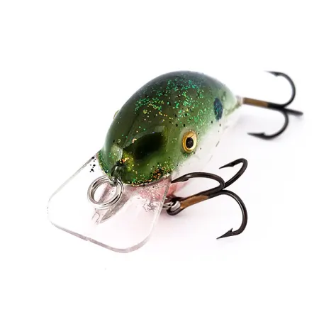 Strike King KVD 1.5 Hard Knock Plug, Green Glitter, 9.5g, #10570