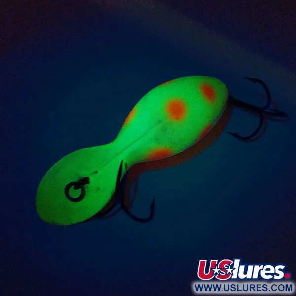 Heddon Tadpolly UV Plug, Geel Oranje, 7g, UV Glow, #10594