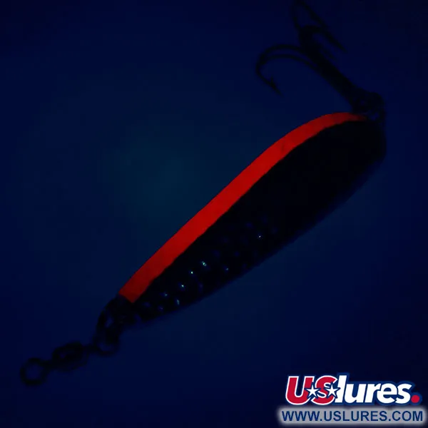 Luhr Jensen Krocodile Die #4 Lepel, Nikkel/Oranje, 14g, UV, #10625