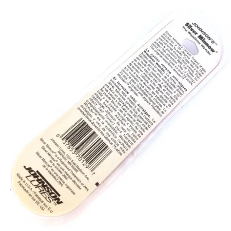 Johnson Silver Minnow, 7g Koper-Groen, Lepel #20103