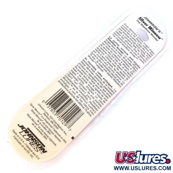 Johnson Silver Minnow, 7g Koper-Groen, Lepel #20103