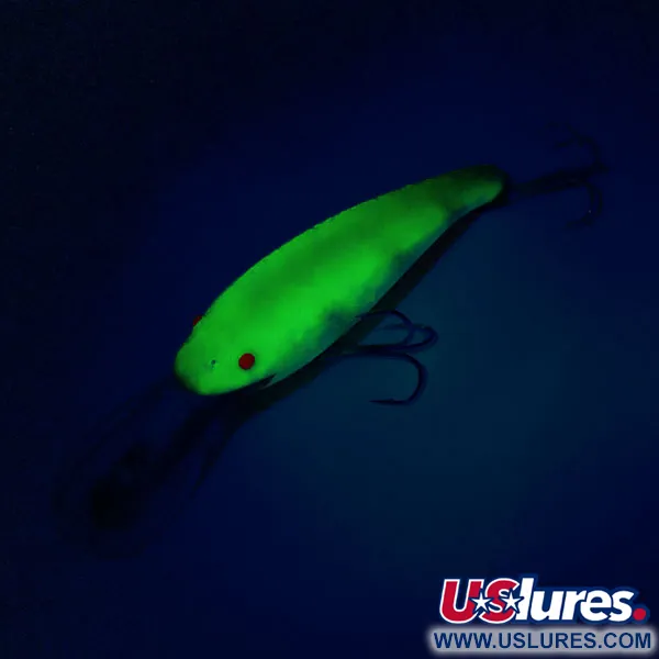 Cotton Cordell Wally Diver UV Plug, Chartreuse, 7g, Dieploper, #10647