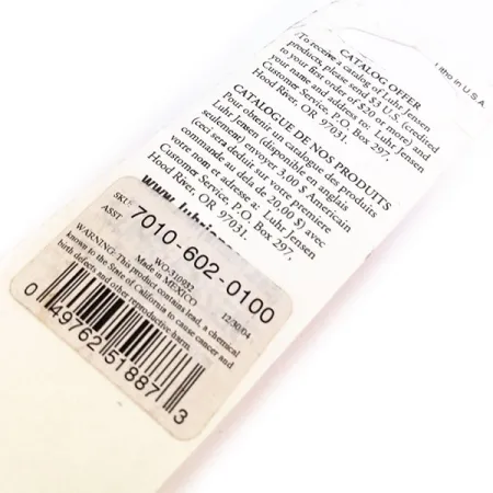 Luhr Jensen P.J.POP Houten popper, Wit, 17g, handgemaakt, #10657