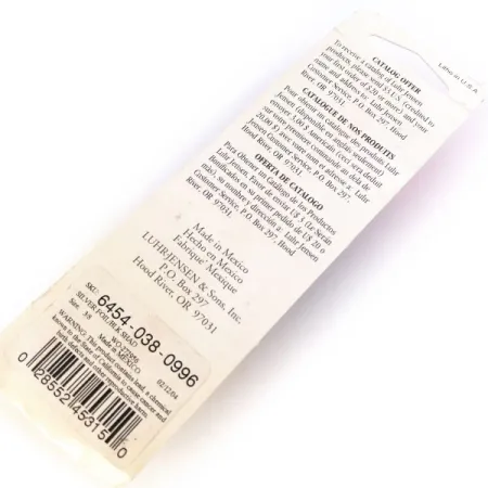 Luhr Jensen P.J.POP Popper, Zilver / Zwart, 17g, Houten body, #10658