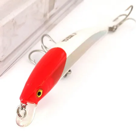 YO-ZURI CRYSTAL MINNOW (F) 13 Plug, Red Head, 17g, Drijvend, #10667