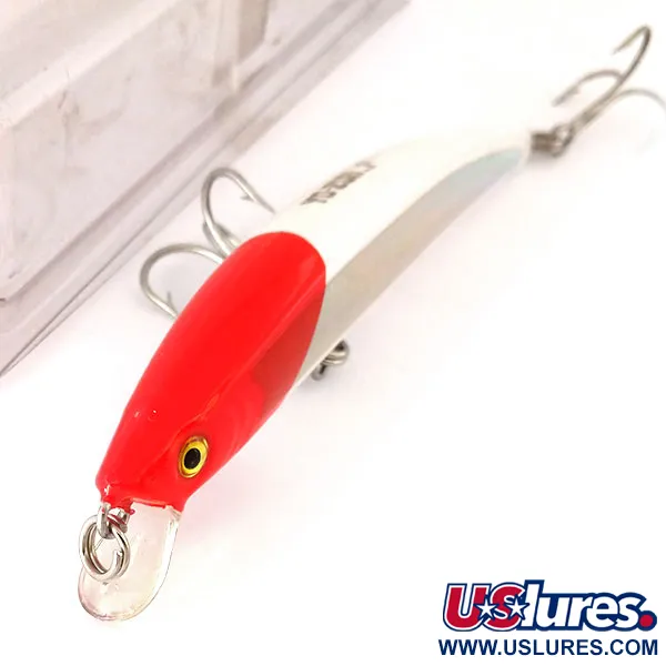 YO-ZURI CRYSTAL MINNOW (F) 13 Plug, Red Head, 17g, Drijvend, #10667