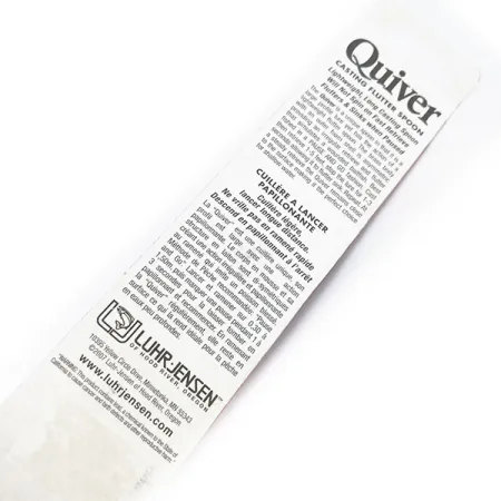 Luhr Jensen Quiver Lepel, Zilver, 39g, Dwarreleffect, #11407