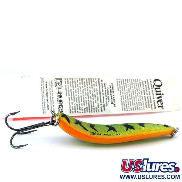 Luhr Jensen Quiver Lepel, Fire Tiger, 39g, Lichtgevend, #10694
