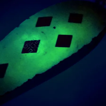 Prescott Spinner Big Doctor 285 UV Lepel, Geel/Rood, 28g, UV-act, #10718