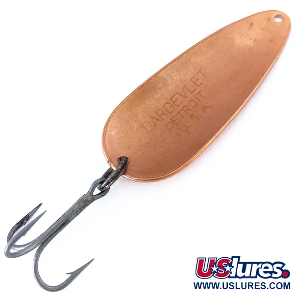 Dardevle Dardevlet Lepel, Koper, 21g, Detroit-stempel, #10747