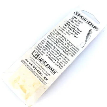 Luhr Jensen Crippled Herring Jig, Geel Zwart, 42g, Smash Flash, #10788