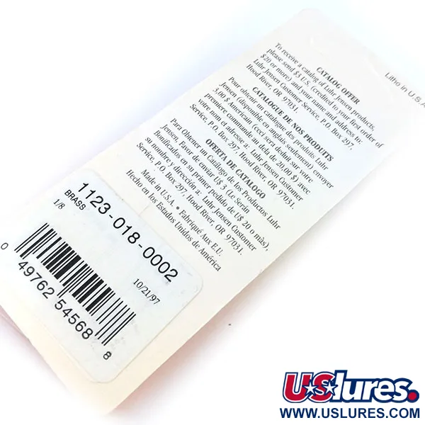 Luhr Jensen Lil' Kroc (Krocodile Stubby), Goud, 4.5g, Lepel #22095