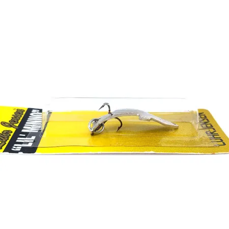 Luhr Jensen Lil Minno Lepel, Nikkel, 4g, Schubbenstructuur, #10797