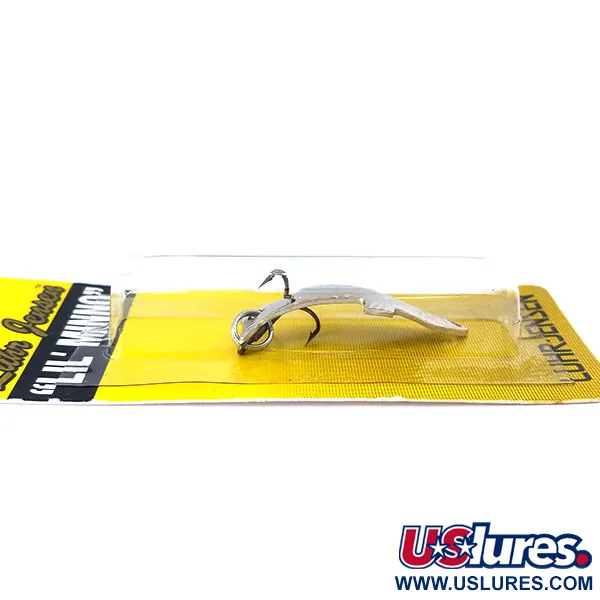 Luhr Jensen Lil Minno Lepel, Nikkel, 4g, Schubbenstructuur, #10797