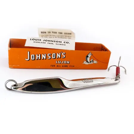 Johnson Lujon Jig Lure, Nikkel, 70g, gesmede lepel, #10799