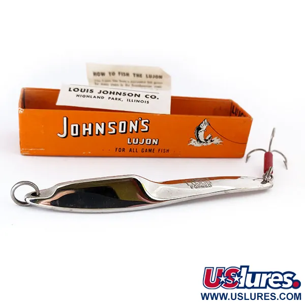 Johnson Lujon Jig Lure, Nikkel, 70g, gesmede lepel, #10799