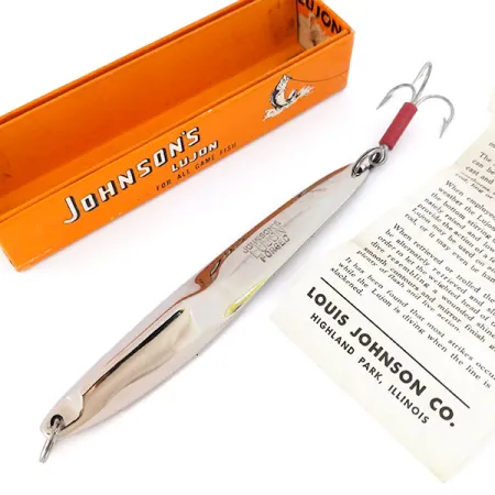 Johnson Lujon Jig Lure, Nikkel, 70g, gesmede lepel, #10799