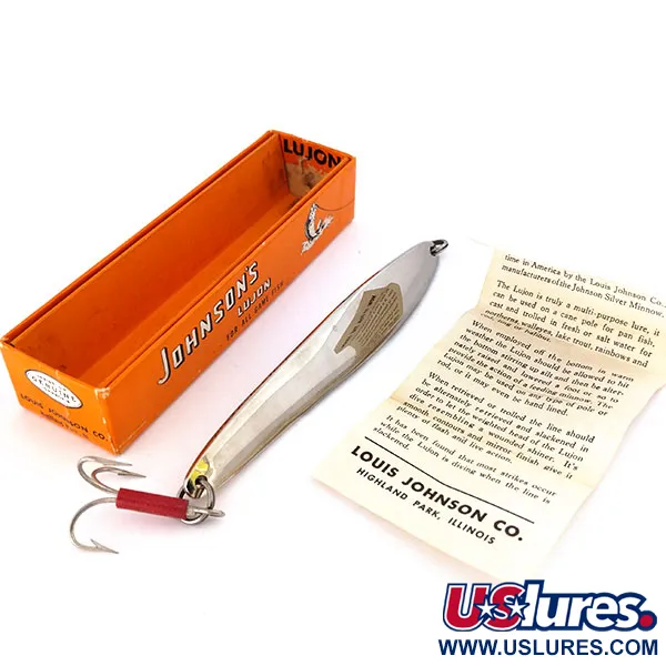 Johnson Lujon Jig Lure, Nikkel, 70g, gesmede lepel, #10799