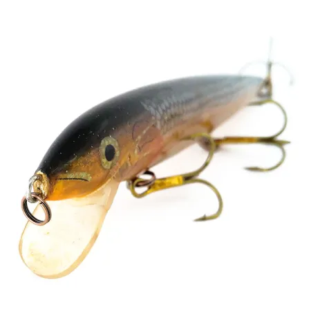 Rapala Husky Floating 13 Plug, Gold Black Scale, 9g, Balsa, #10829