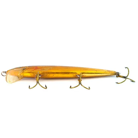 Rapala Husky Floating 13 Plug, Gold Black Scale, 9g, Balsa, #10829